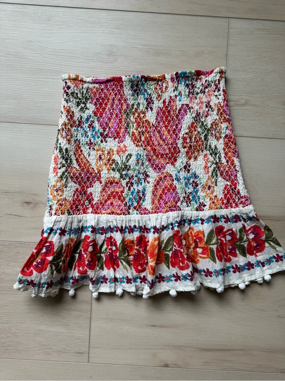 Farm Rio Floral Matching Set - Top & Mini Skirt - Size Small